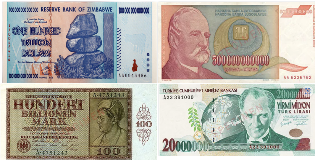 Currency bills devaluation