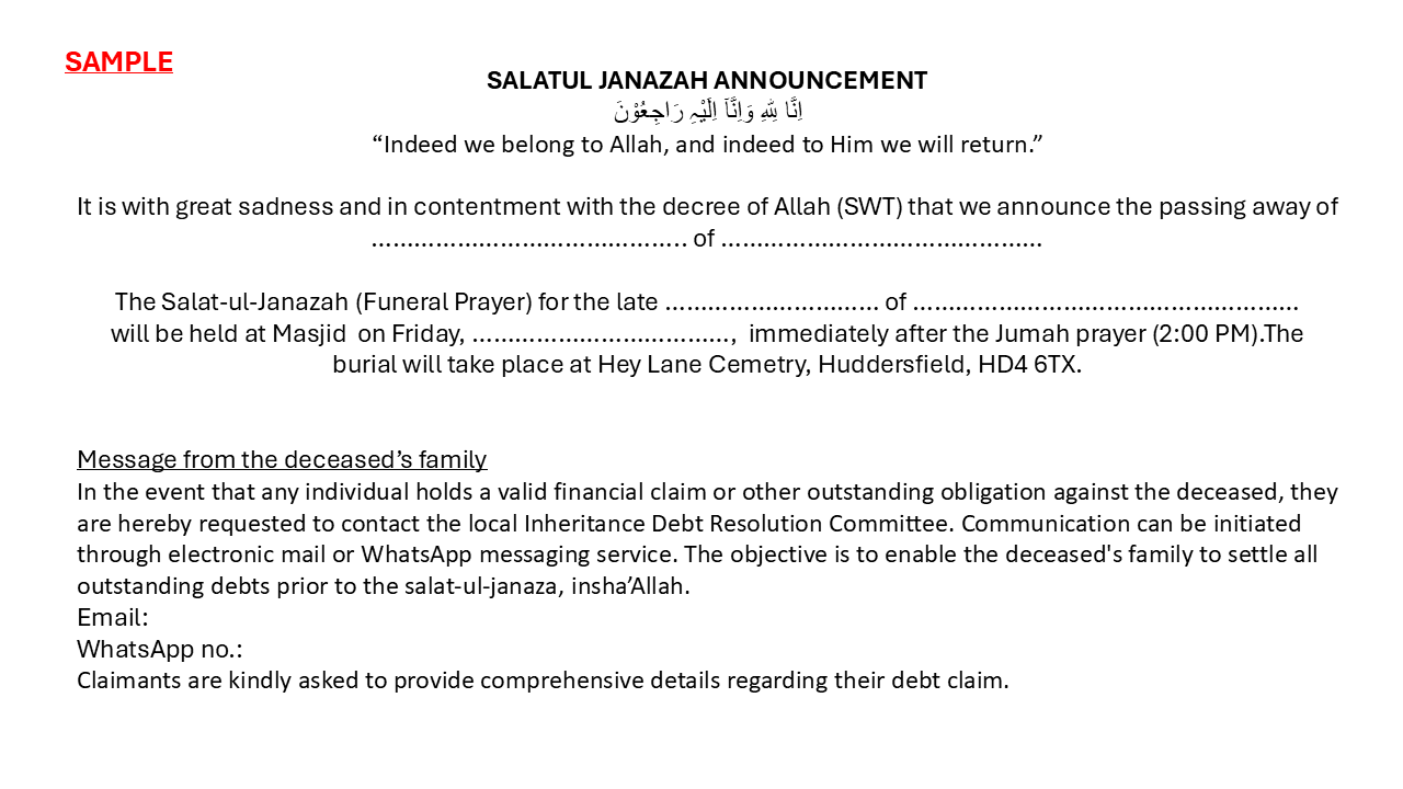 Announcemant