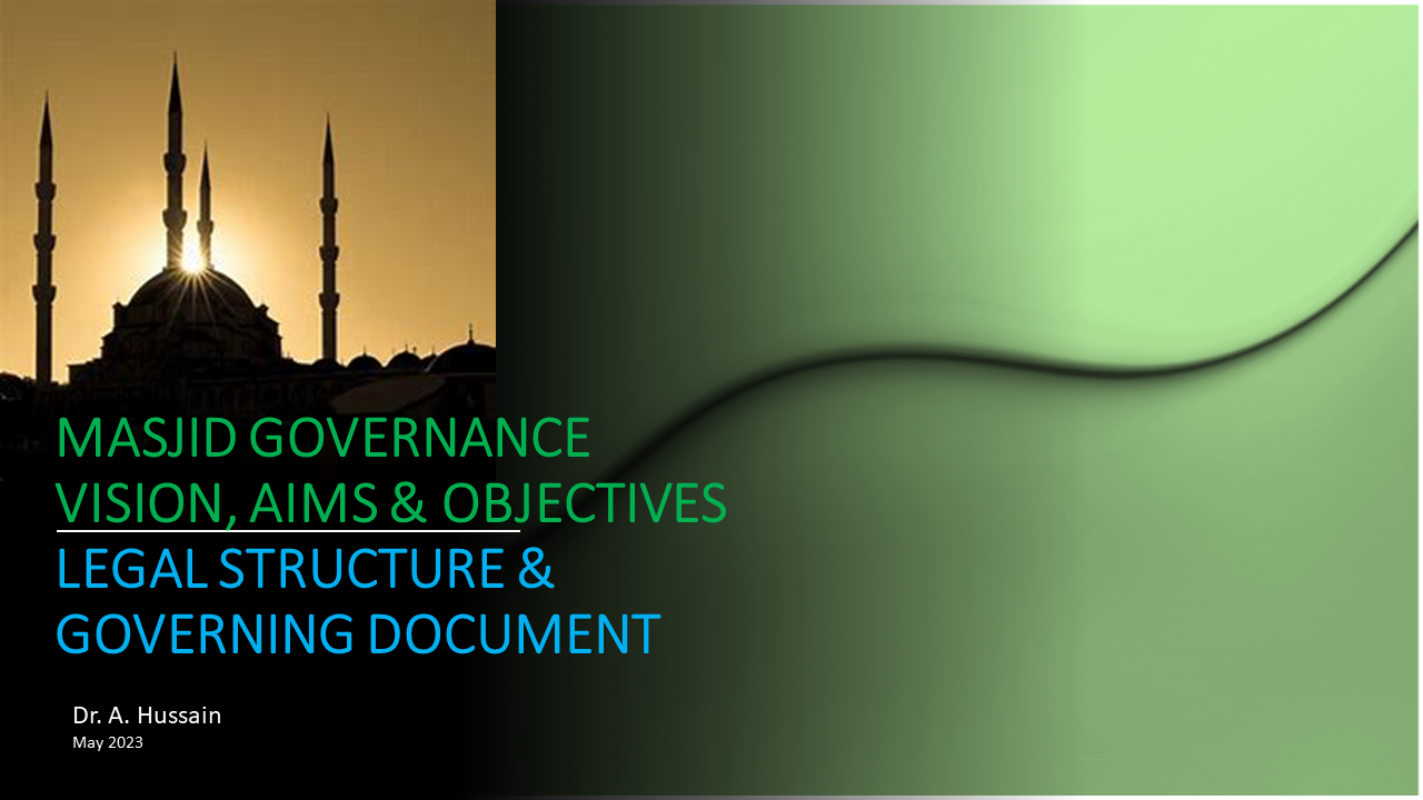 Masjid governance